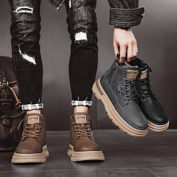 Bota de Trabajo British Style Alta para Hombre