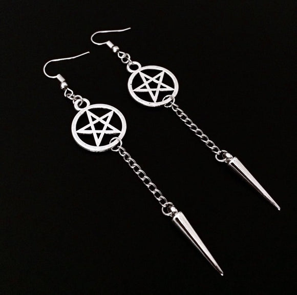 Aretes de Estrella de Cinco Puntas