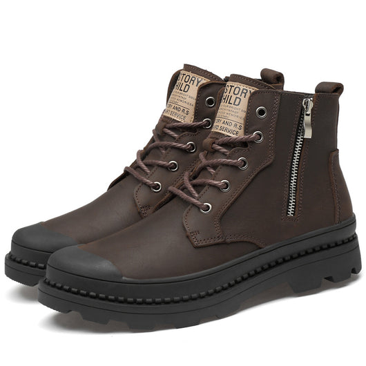 Botas Martin Cómodas Talla Grande con Cierre Lateral y Suela de Goma - Image 15