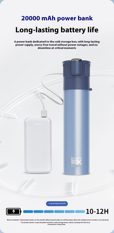 Refrigerador Portátil Mini con Cargador para Auto - Vaso Térmico Inteligente - Image 15