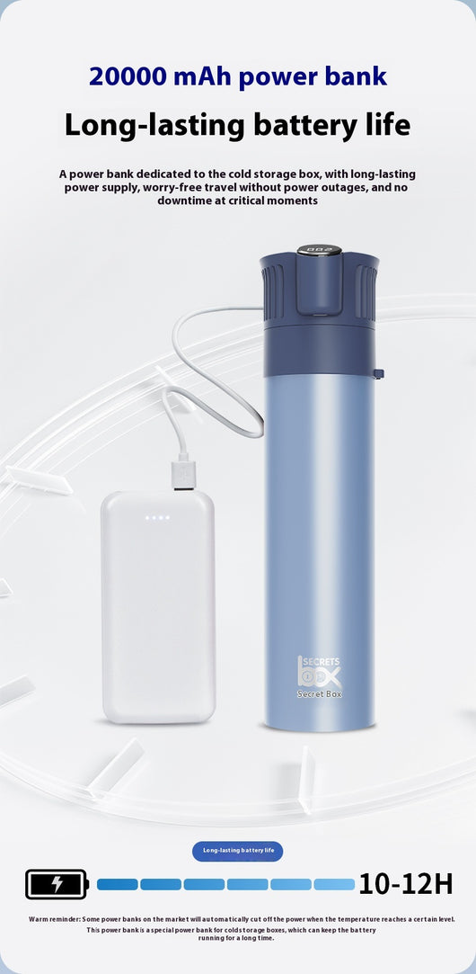 Refrigerador Portátil Mini con Cargador para Auto - Vaso Térmico Inteligente - Image 15