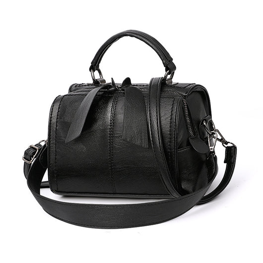 Bolso Boston de Cuero Suave para Mujer - Image 9