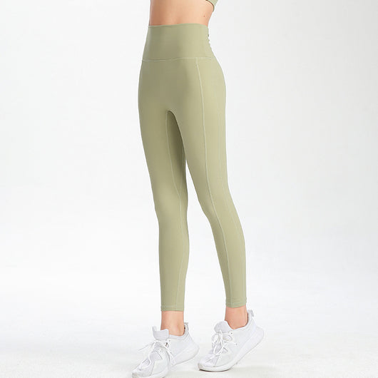 Pantalones de Fitness Deportivos Secado Rápido Cintura Alta Melocotón - Image 3