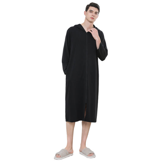 Bata Pijama con Cierre Capucha para Parejas - Image 6