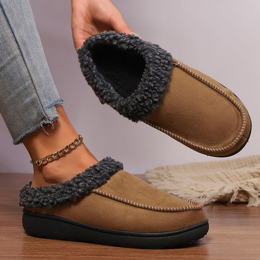 Pantuflas de Invierno Acolchadas con Talón Cubierto - Cómodas para Casa - Image 7