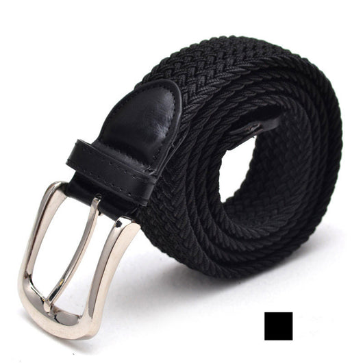 Cinturón Elástico Trenzado Unisex - Correa Extensible de Lona - Image 6