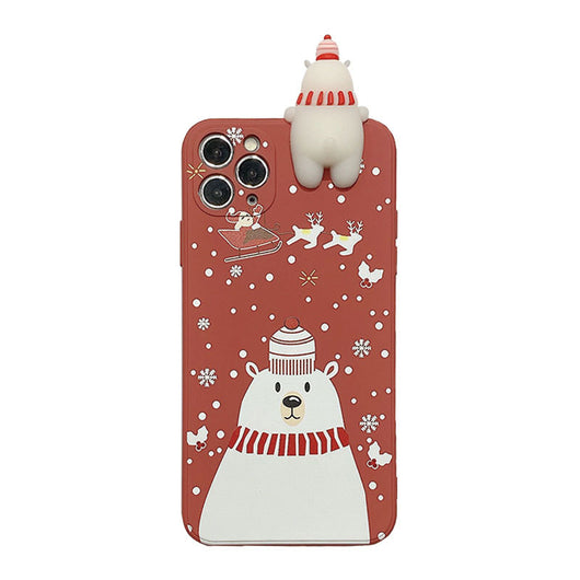 Funda Navideña para Celular con Diseño de Reno - Carcasa Suave IMD - Image 16
