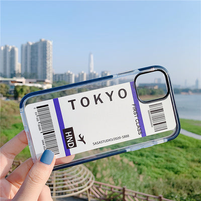 Funda iPhone 11 Silicona Antigolpes Diseño Cartoon Ticket Doble Color - Image 10