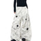 Overol Ancho Tie-dye Desgastado de Moda Vintage