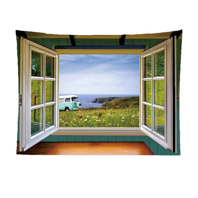 Tela de Fondo con Ventana Falsa y Paisaje 3D - Image 19