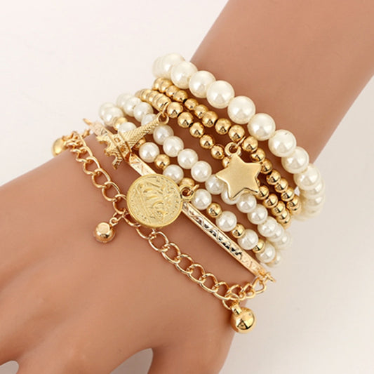 Pulsera de Perlas Vintage