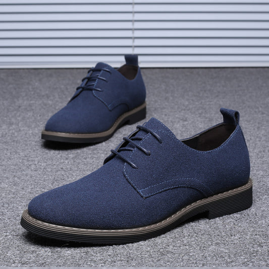 Zapatos Casuales Talla Grande Hombre Estilo Británico Acolchonados