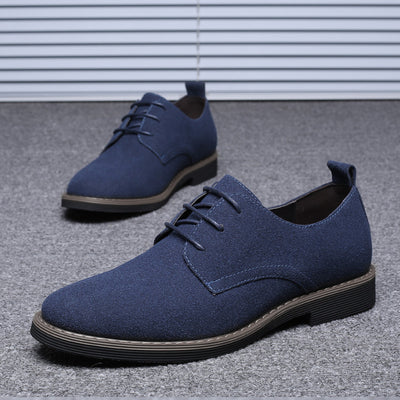 Zapatos Casuales Talla Grande Hombre Estilo Británico Acolchonados