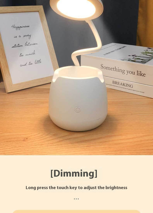 Lámpara de Escritorio LED Multifuncional con Organizador y Carga USB - Image 7
