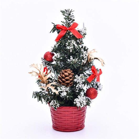 Árbol Navideño Miniatura PVC con Luces LED para Escritorio - Image 15