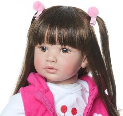Muñeca Reborn de Silicona 60cm - Bebé Realista Coleccionable - Image 5