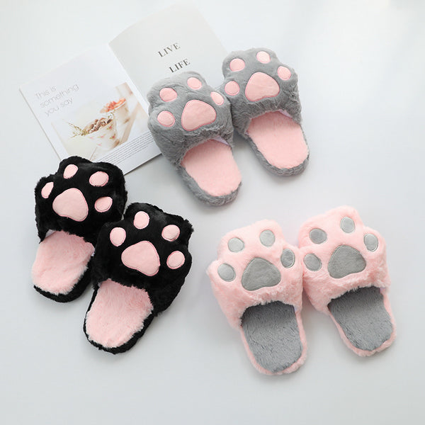Pantuflas de Patas de Gato