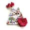 Conjunto de Tres Piezas para Niña - Vestido, Shorts y Diadema