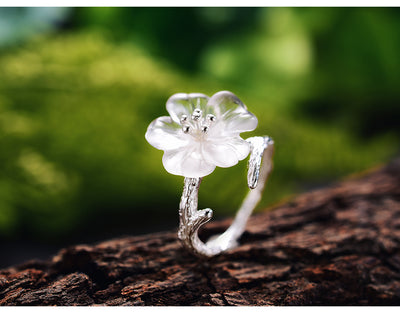 Anillo Rama Floral Artesanal - Image 4