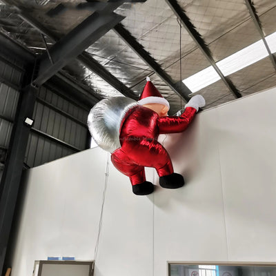 Muro Inflable Navideño Santa Claus - Decoración Gigante para Fiestas - Image 10