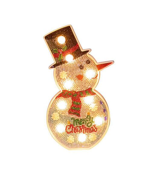 Lámpara LED Decorativa Navideña - Muñeco de Nieve y Árbol DIY - Image 19