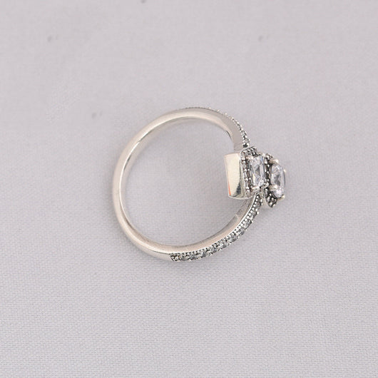 Anillo de Diamante en Plata 925 Estilo Europa y Estados Unidos - Image 10