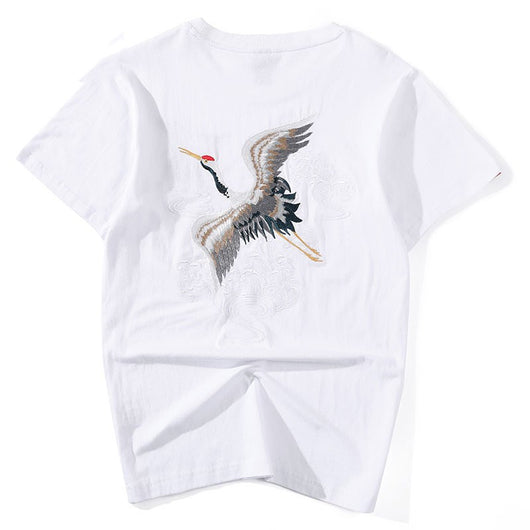 Camiseta de Manga Corta Industrial Bordada para Hombre - Image 5