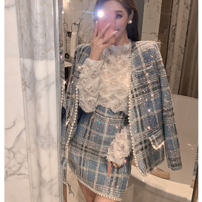 Traje de Dos Piezas Cuadros para Mujer - Elegancia Casual y Profesional - Image 10