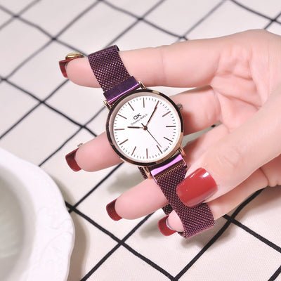 Reloj de Cuarzo para Mujer con Correa de Malla Impermeable - Image 6