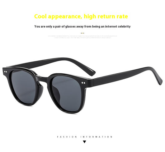 Brown square-frame sunglasses with brown lenses, suitable for sun protection and fashion wear. - Image 22