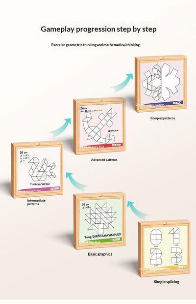 Puzzle Tangram Educativo para Niños - Bloques de Construcción Lógica - Image 35