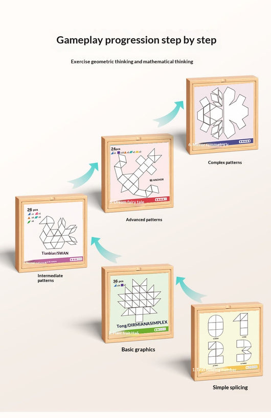 Puzzle Tangram Educativo para Niños - Bloques de Construcción Lógica - Image 35