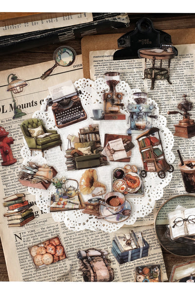 Set de 40 Stickers Decorativos Retro 'Life Love Song' - 4 Diseños DIY - Image 26