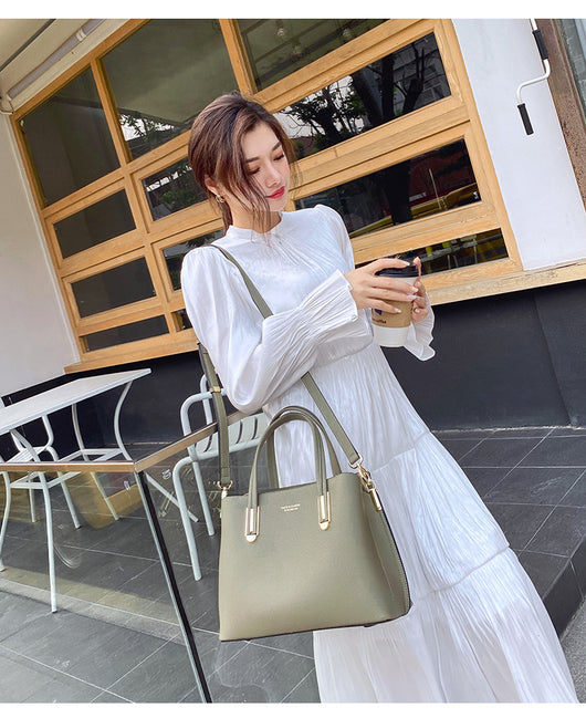 Bolso Mensajero de Cuero Negro para Mujer - Gran Capacidad - Image 27