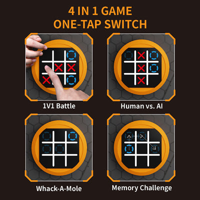 Consola de Juegos Portátil 4 en 1: Entrenamiento Mental Tic-Tac-Toe - Image 3