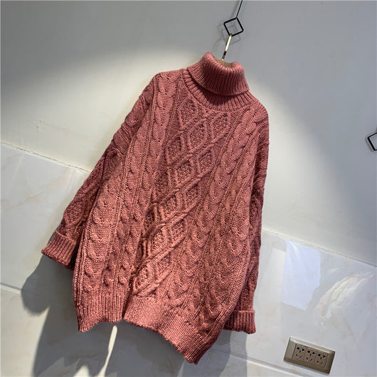 Chaqueta Suéter Cuello Alto en Cáñamo - Image 4