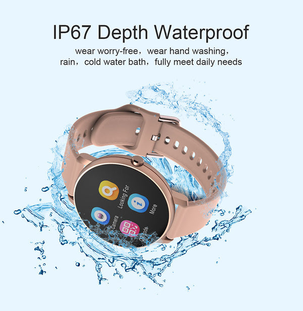 Pulsera Inteligente Full Touch con Monitor de Ritmo Cardíaco y Podómetro