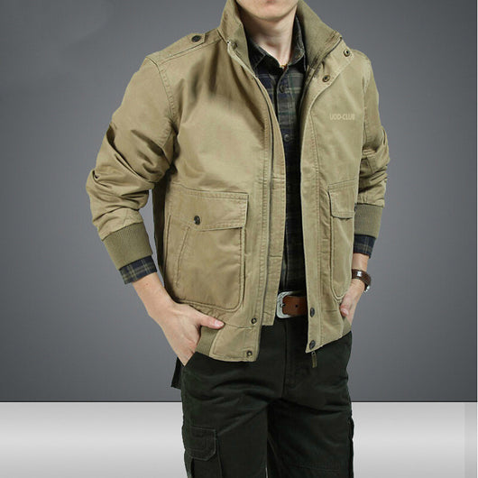 Chaqueta Casual de Algodón 100% Puro Lavado - Image 10