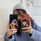 Funda de Pareja Suave para Teléfono - Diseño Minimalista Unisex