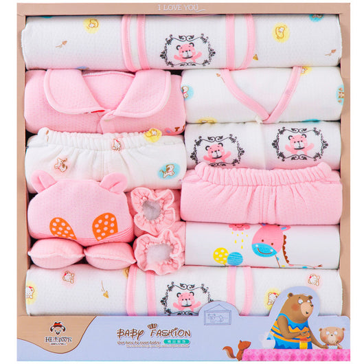 Set de 18 Piezas de Ropa de Algodón para Recién Nacido - Image 11