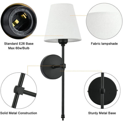 Lámpara de Pared Moderna Nórdica para Dormitorio y Sala de Estar - Image 19