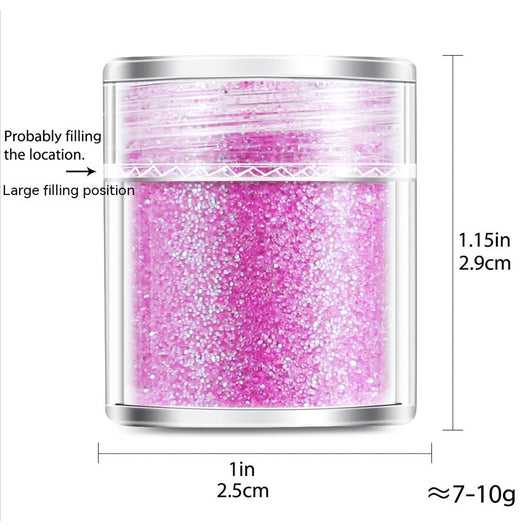 Set de Manicura con 12 Colores de Purpurina Degradada y Polvo Láser Holográfico - Image 4