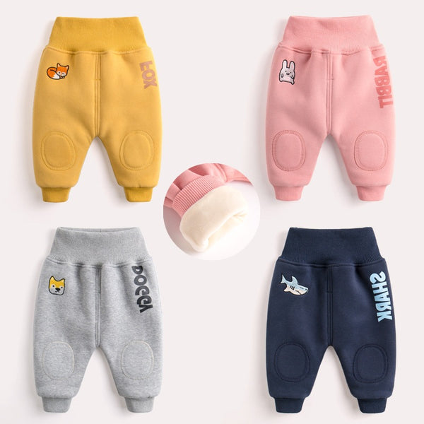 Pantalón de Invierno para Bebé con Forro de Terciopelo - Cintura Elástica PP