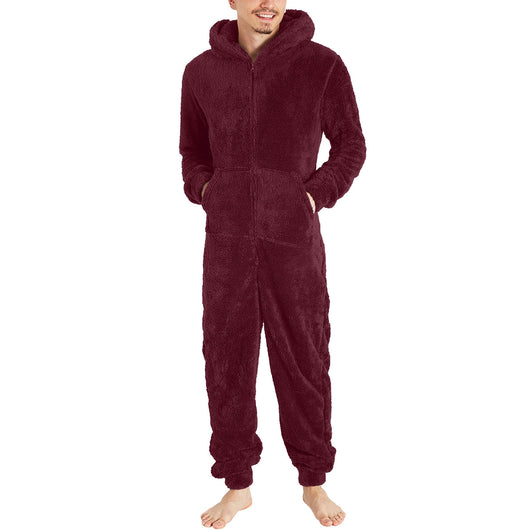 Pijama Térmico Tipo Jumpsuit con Cierre para Hombre - Image 10