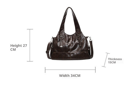 Bolso de Cuero Suave Grande con Bandolera Ajustable para Mujer - Image 10