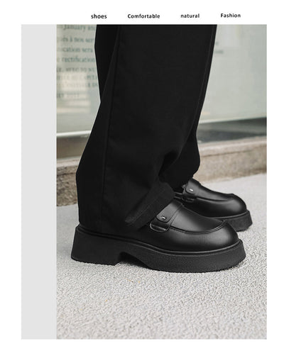Zapatos Casuales Británicos de Cuero Premium con Suela Reforzada para Hombre - Image 7