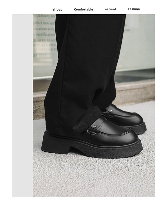 Zapatos Casuales Británicos de Cuero Premium con Suela Reforzada para Hombre - Image 7