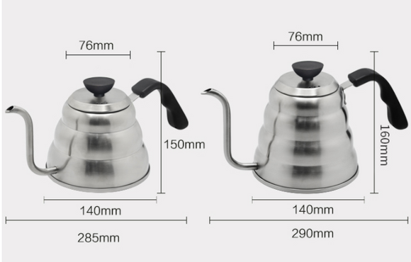 Cafetera de Acero Inoxidable con Asas Laterales