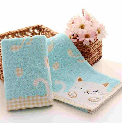 Toalla de Mano Gatito Adorable de Algodón - Image 4
