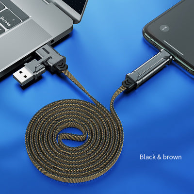 Cable de Carga Rápida 4 en 1 Trenzado Multifunción - Image 2